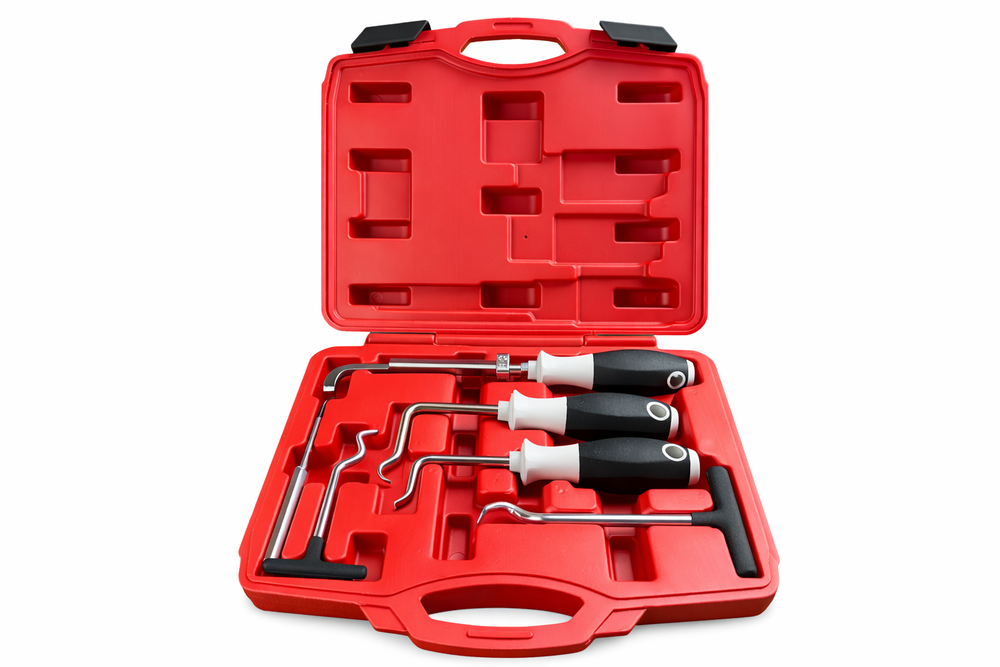 Set-kit 6 ganci per rimozione guarnizioni anelli O-ring paraolio , strumenti prelievo e rimuovere facilmente tubi, guarnizioni, Gebo Tools