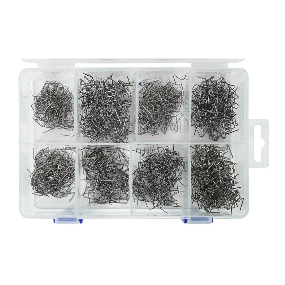 Set-kit 800 graffette caldo, assortimento per saldatura plastica, auto paraurti riparazione