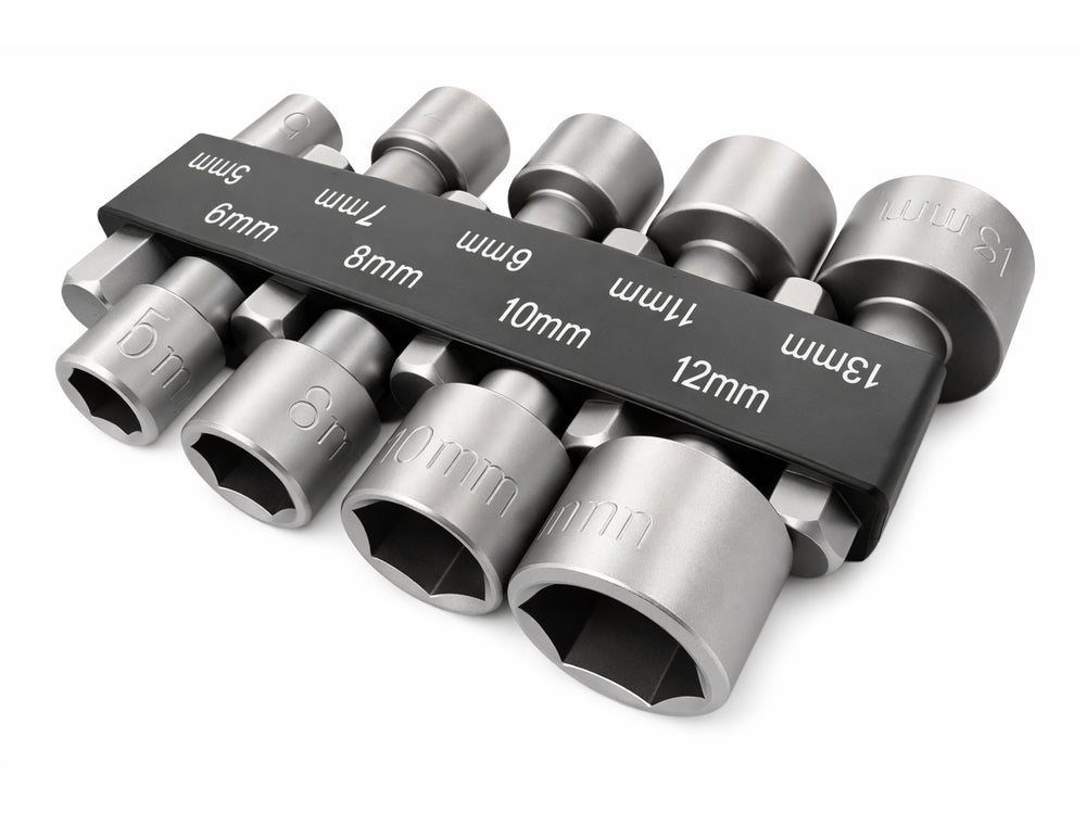 Set-kit  batterie e bussole da 5 a 13 mm per punte da trapano esagonali da 1/4'',Gebo Tools