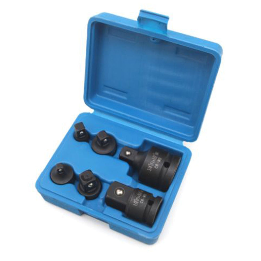 Set-kit adattatore bussola per avvitatore, snodo cardanico in acciaio Cr-V, esagonale a impulsi, 6 pezzi