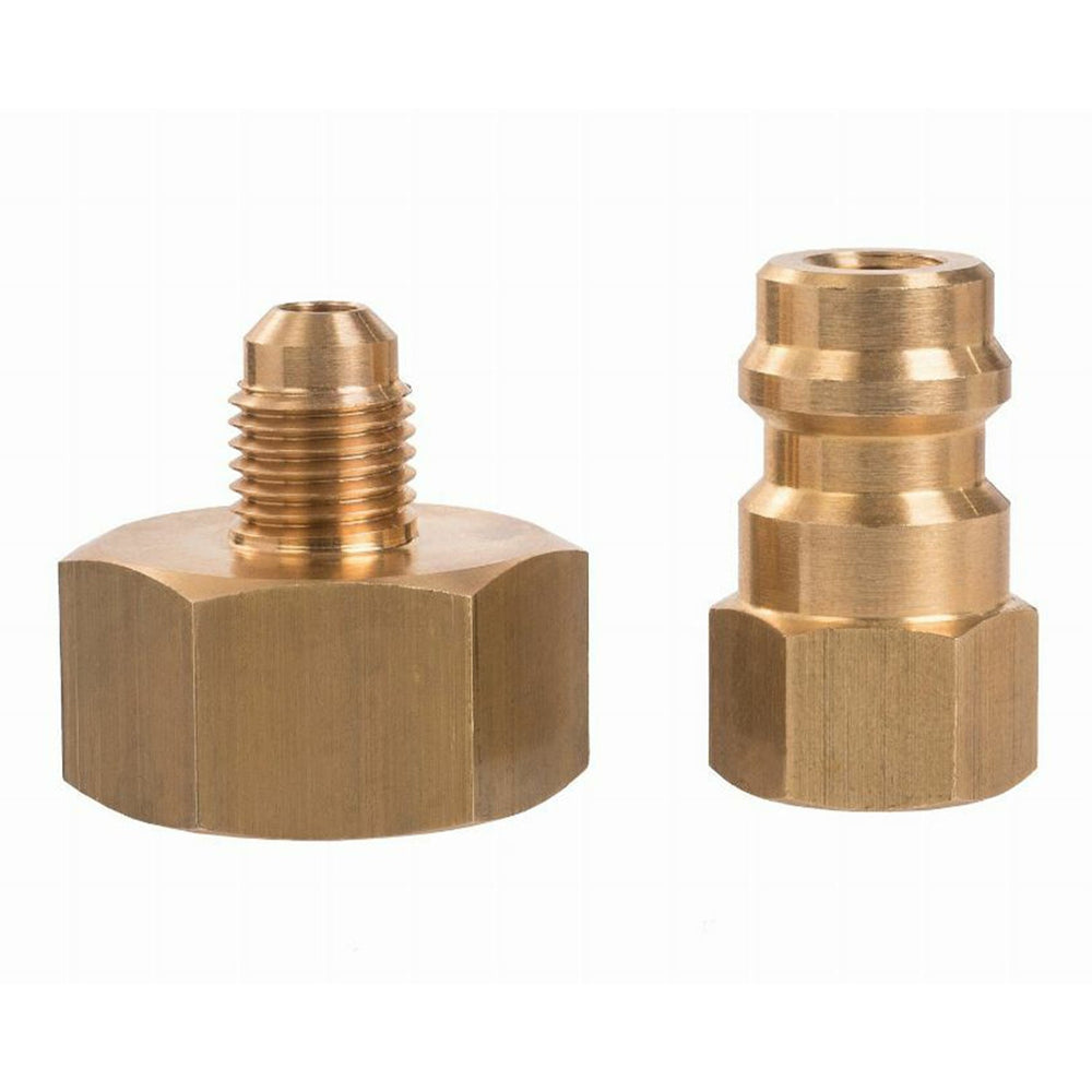 Set-kit adattatori bombole gas, per valvole regolazione pressione R134A