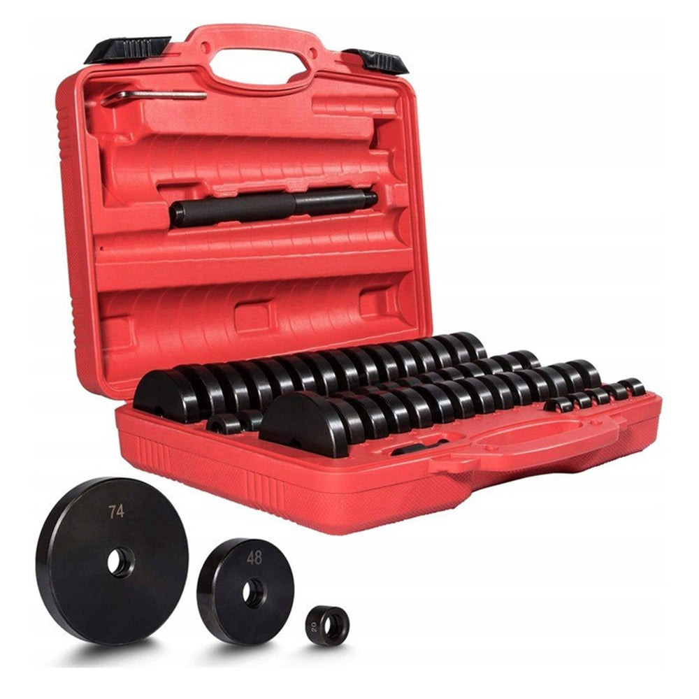 Set-kit adattatori per estrattore cuscinetti e boccole 18–74 mm ,52 pezzi Resser