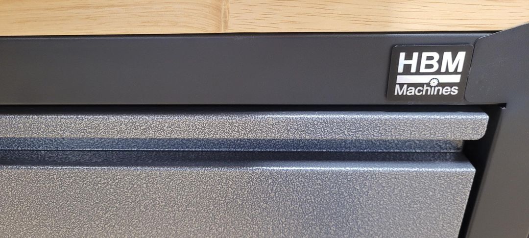 Set arredamento modulare per officina, set per officina professionale, 420 cm con LED e piano in legno massiccio,13 pezzi Hbm Olanda