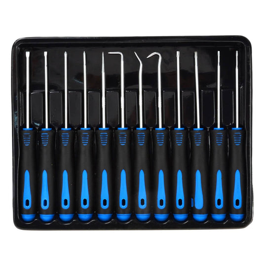 Set attrezzi ganci per rimozione guarnizioni anelli O-ring paraolio kit, set di ganci per guarnizioni O-ring,strumenti rimuovere facilmente tubi, guarnizioni, ganci di prelievo 12 pezzi