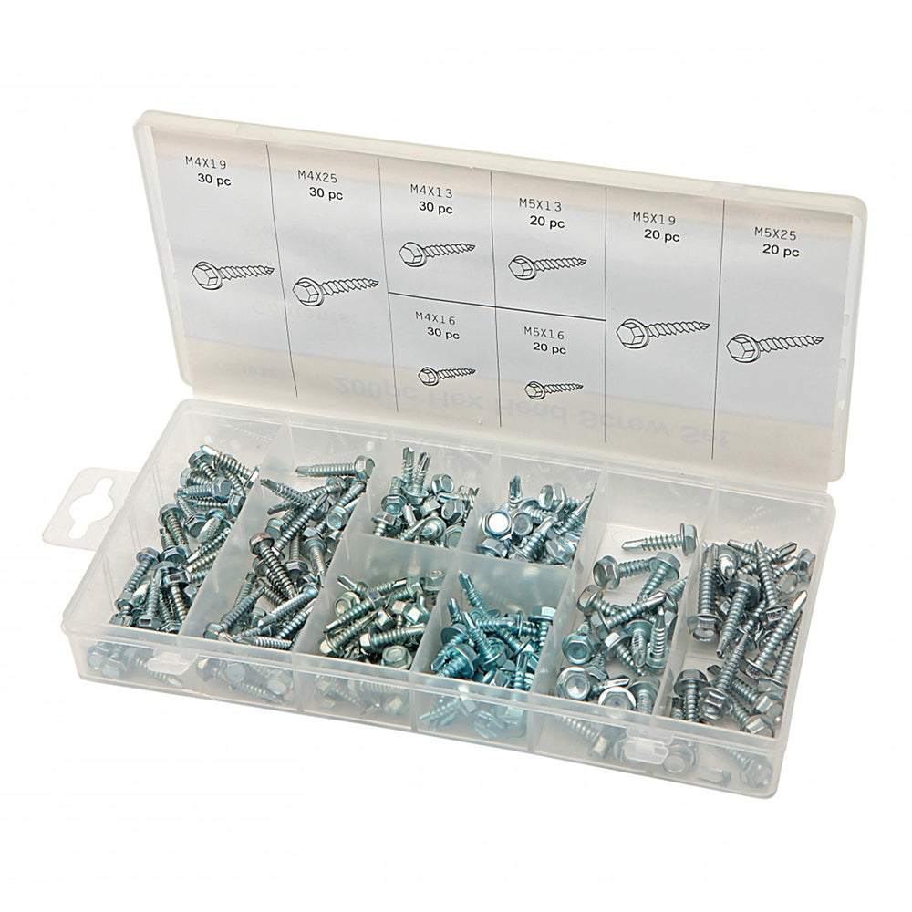 Set-kit autofilettanti M4 M5, viti a testa svasata, per assemblaggio e fissaggio sicuro componenti auto, 200 pezzi