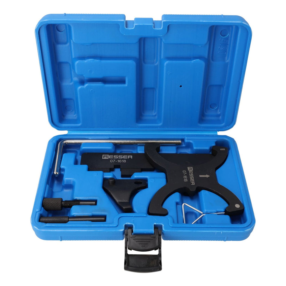 Set-kit attrezzi per messa in fase motori, per il bloccaggio della cinghia di distribuzione dell'albero a camme del motore, compatibile con FORD VOLVO 1.6 Ti-VCT / SCTi / GTDi Resser