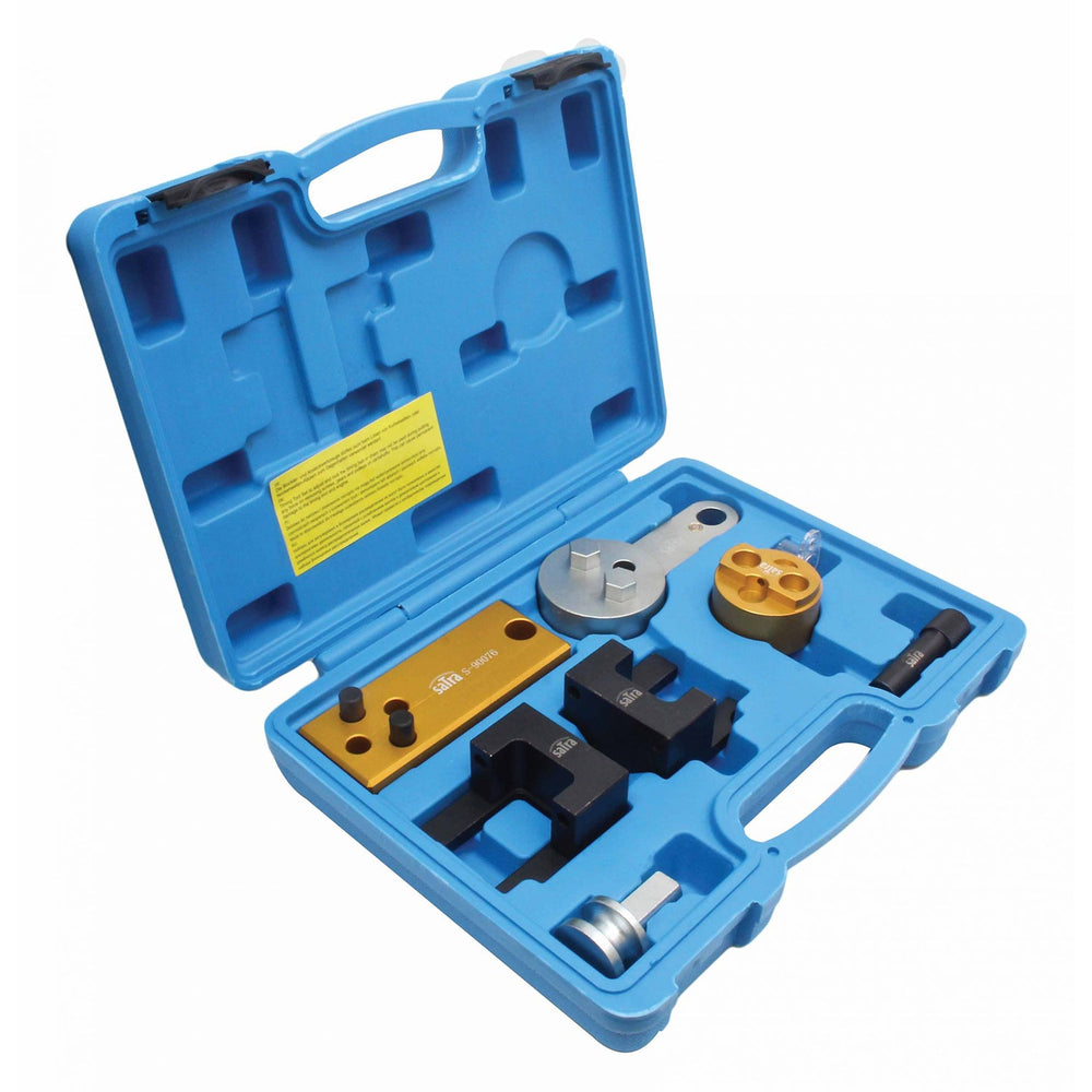 Set-kit attrezzi per messa in fase motori, per il bloccaggio della cinghia di distribuzione dell'albero a camme del motore, compatibile con MERCEDES OM654 1.6 2.0 diesel Satra