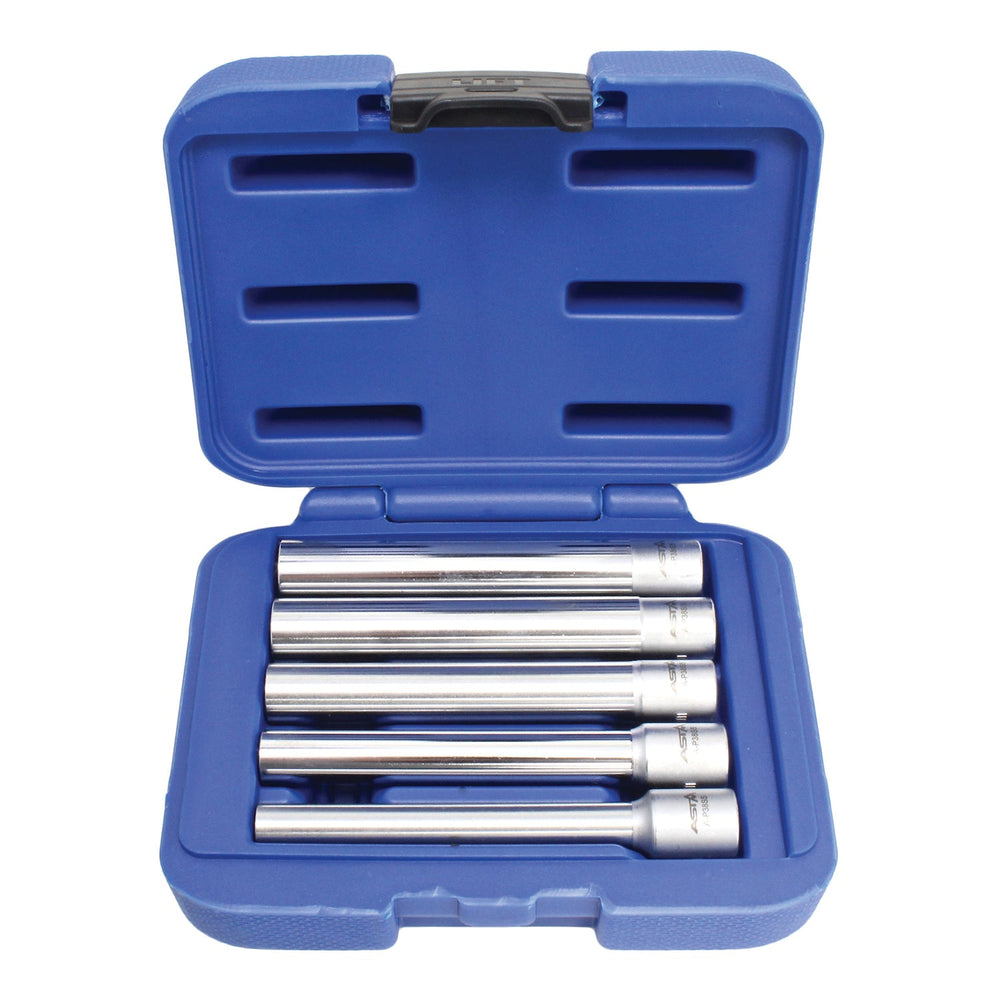Set bussole esagonali 3/8'' extra lunghe,5 pezzi