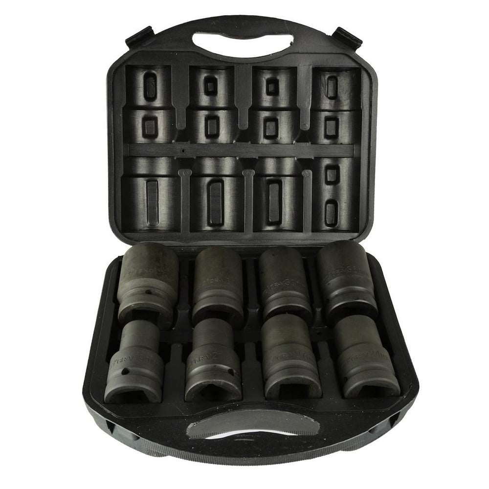 Set bussole esagonali a impatto 1" , 19-41 mm,8 pezzi Geko