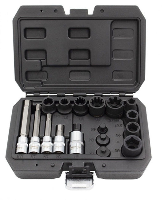 Set-kit bussole per regolazione delle pinze freno ,17 pezzi
