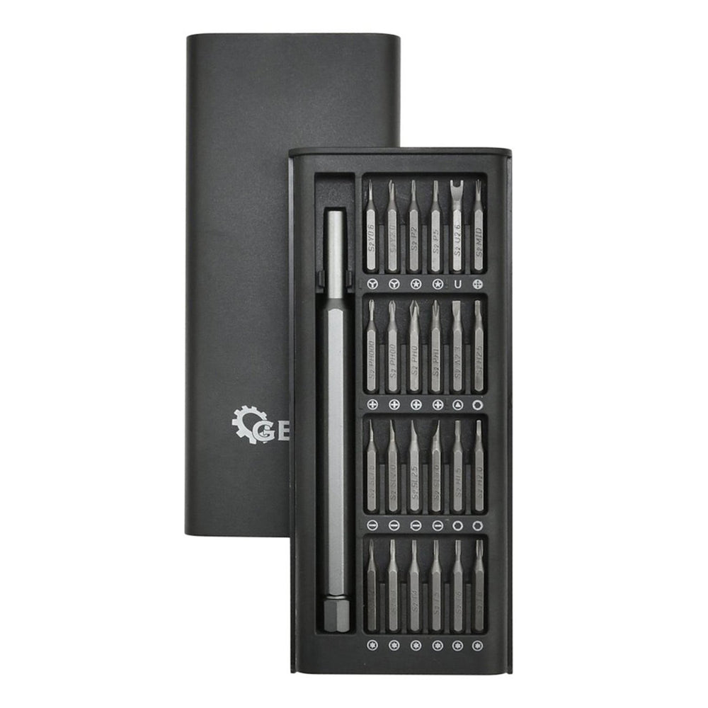 Set-kit cacciavite di precisione con 25 inserti, a stella, Philips, taglio piatto, triangolare, Torx T2-T15, smontaggio e riparazione per MacBook, iPhone, pc, iPad, switch, ps4, ps5, xbox, occhiali, orologi