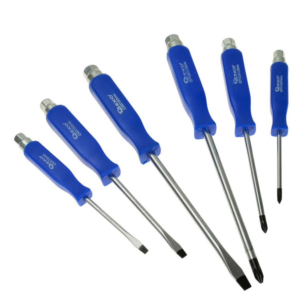 Set cacciaviti professionali a impatto, taglio e a stella, kit giraviti di precisione 6 pezzi