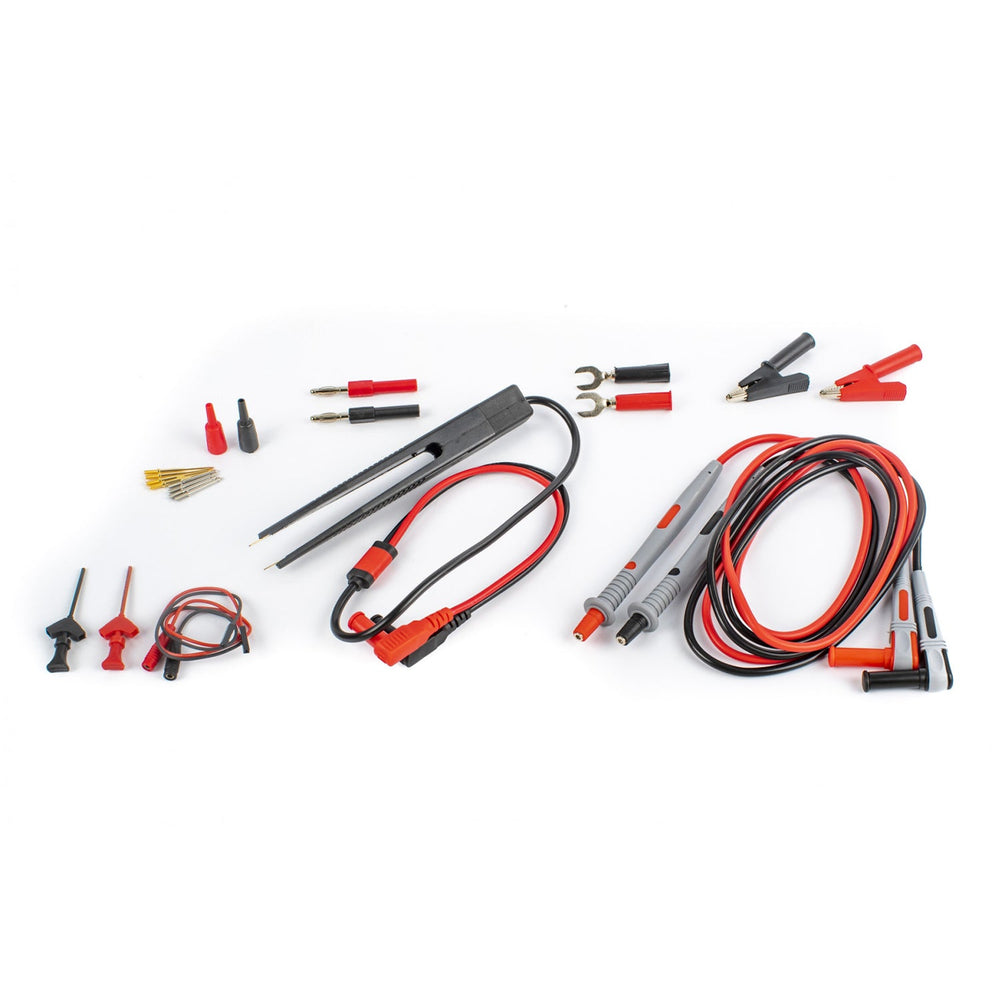 Set-kit cavi di prova e accessori per multimetro 21 pezzi Hbm