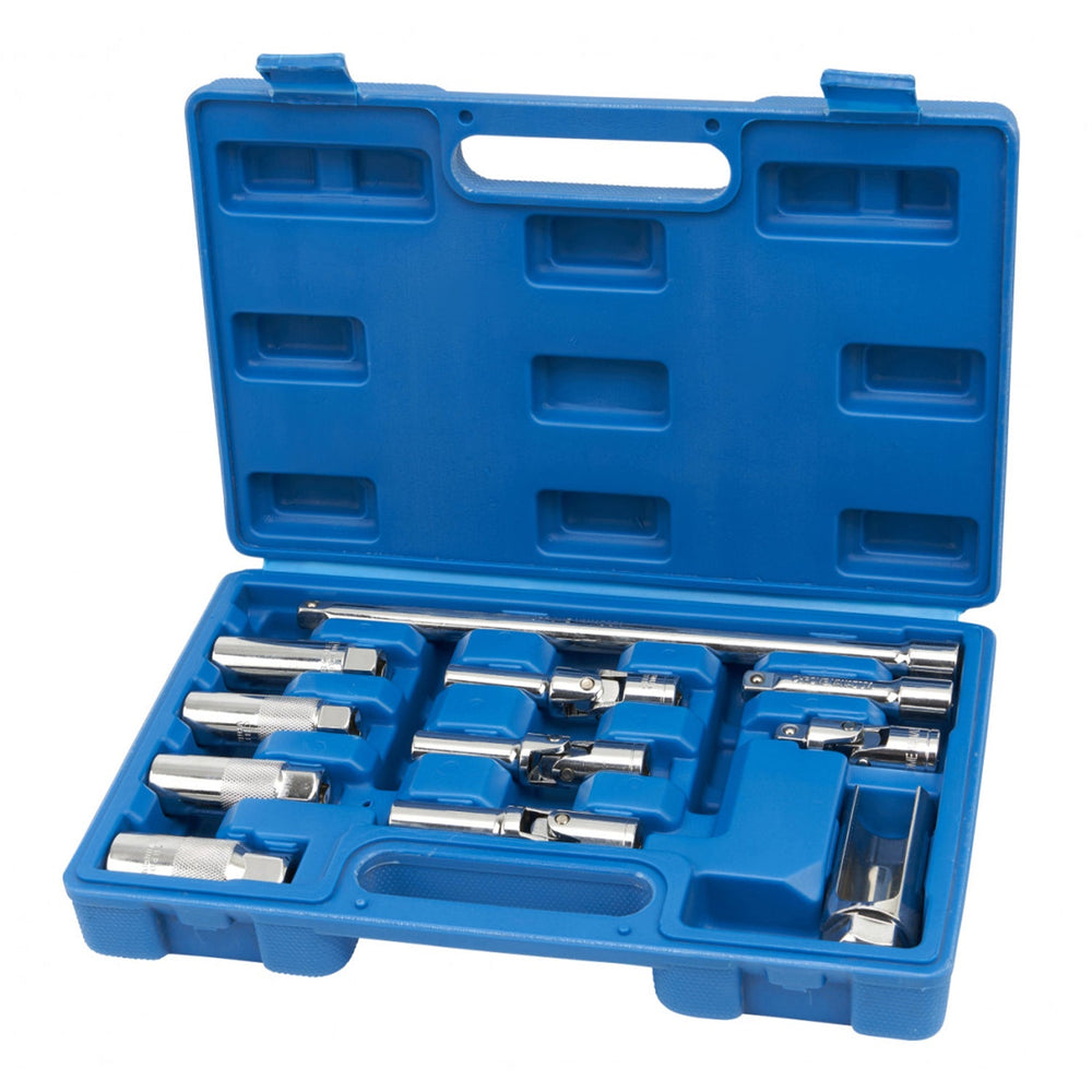 Set chiavi a bussola ,3/8''pollici,snodo candelette, kit da 11 pezzi Hbm Machines Olanda
