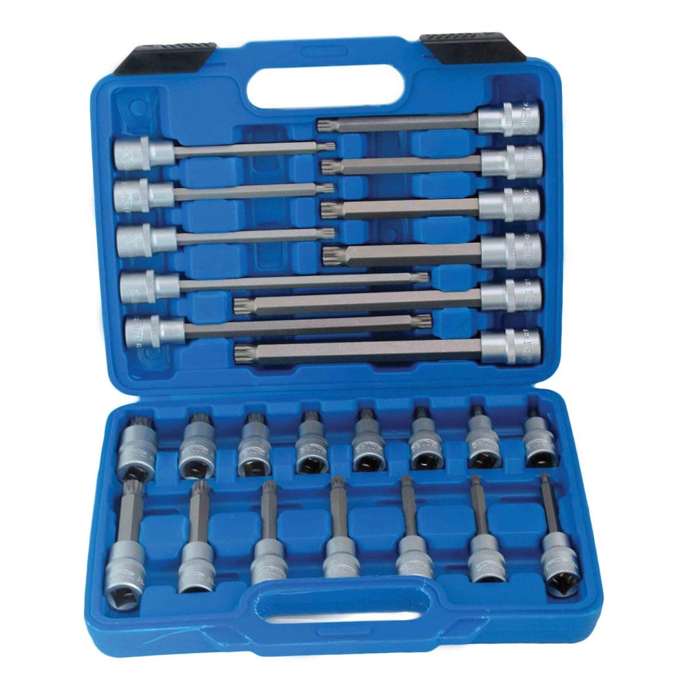 Set chiavi a bussola XZN M5 - M16, kit da 26 pezzi con inserti CRV, Satra