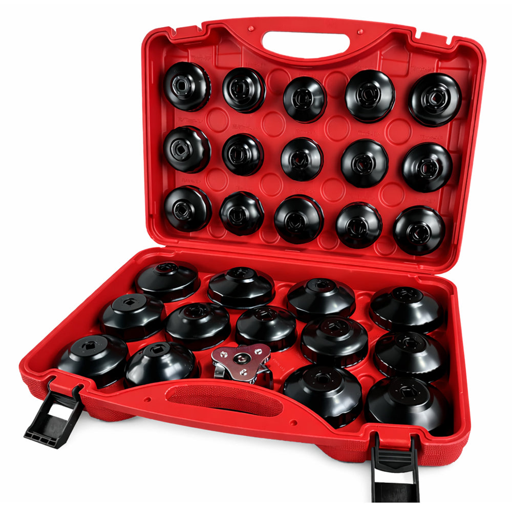 Set-kit chiavi a tazza per filtro olio, coppe smontare filtri auto, 30 pezzi Gebo Tools