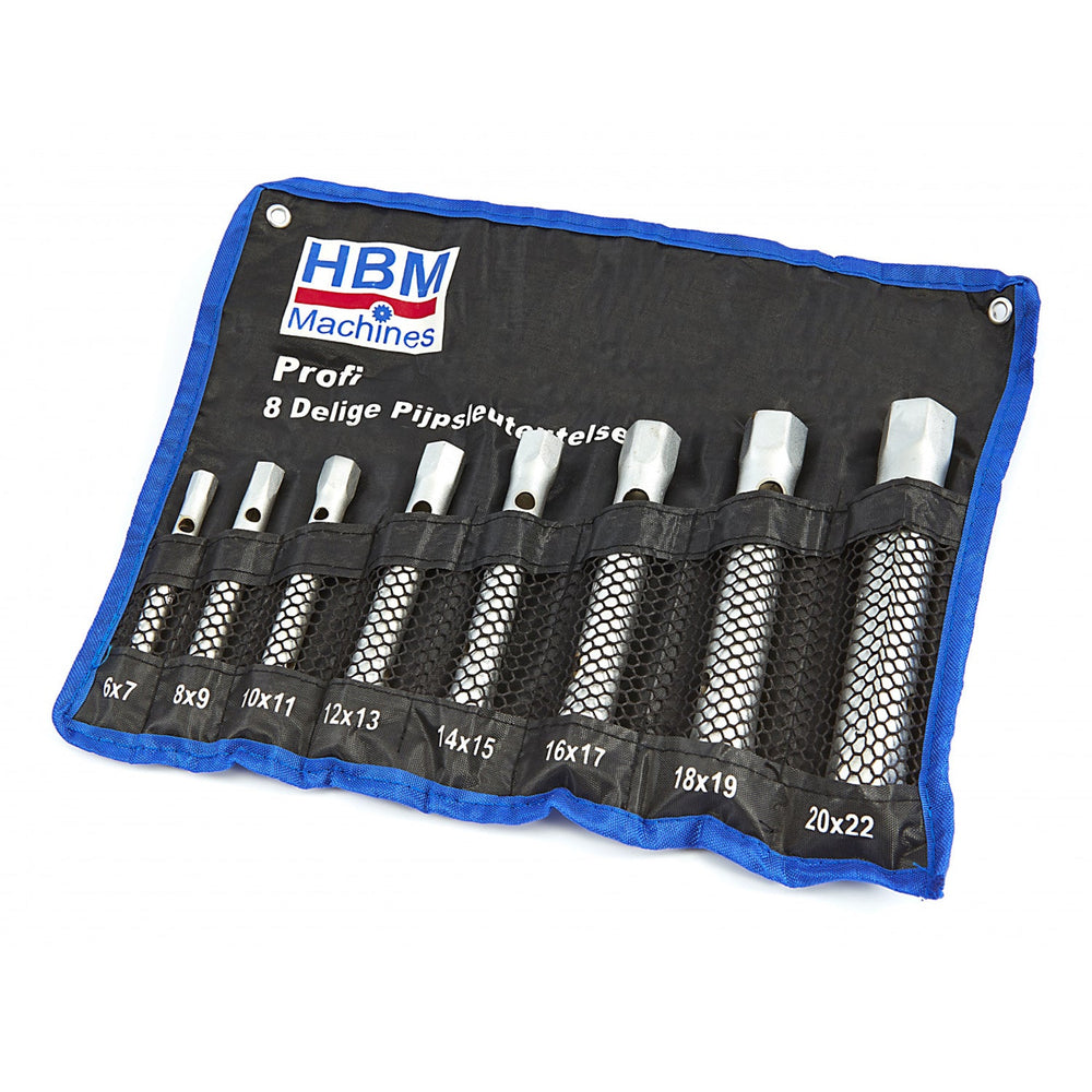 Set-kit chiavi a tubo con foro passante 6–22 mm