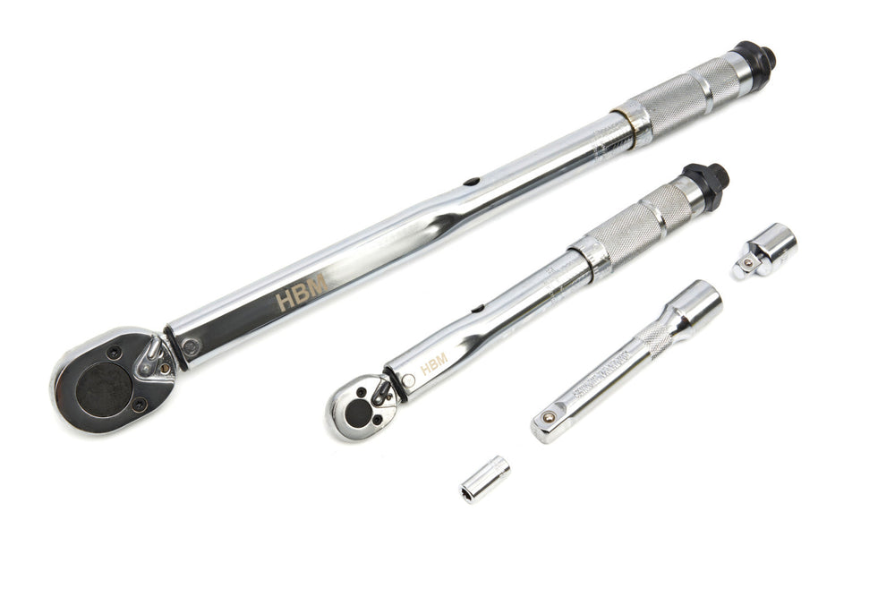 Set chiavi dinamometriche 1/2'' 1/4”, 2-210Nm, Hbm