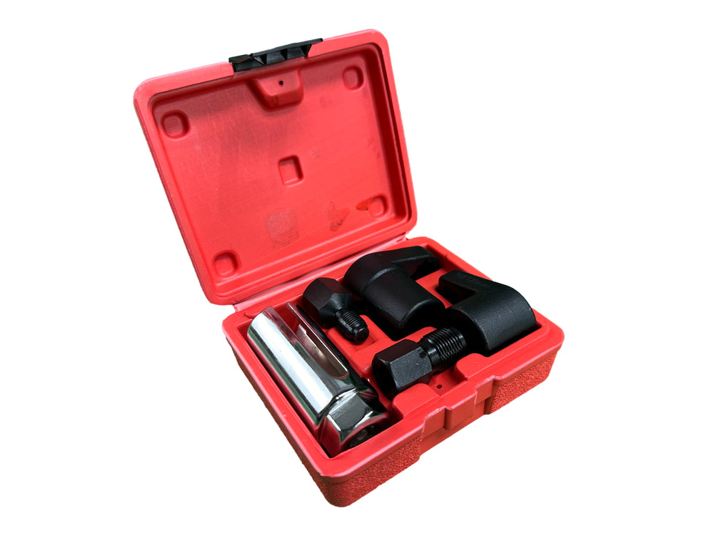 Set chiavi speciali per smontaggio sonda lambda, kit bussole sensore di ossigeno O2,compatibili con Audi, BMW, Mercedes, Peugeot, Renault, Skoda, Vauxhall, Opel, GM, Volkswagen,5 pezzi Gebo Tools