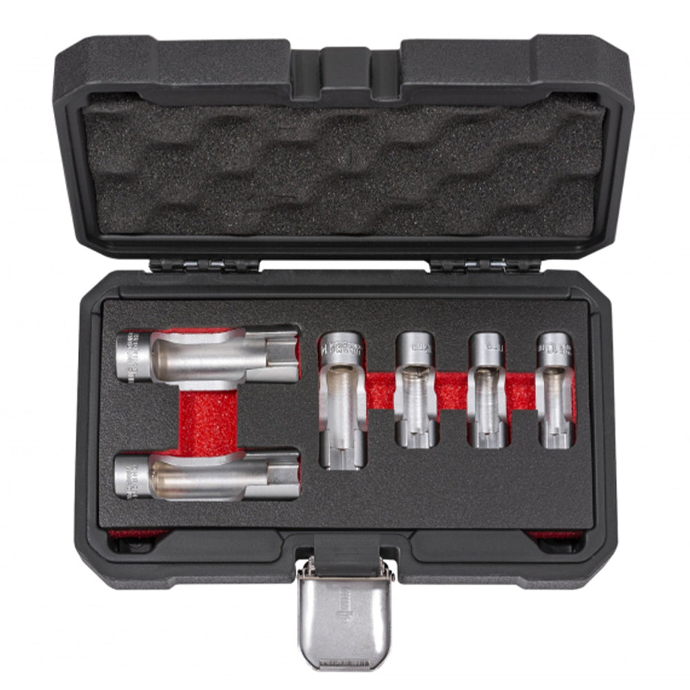 Set chiavi universali per smontaggio sonda lambda, kit bussole sensore di ossigeno O2, 110-19 mm,6 pezzi