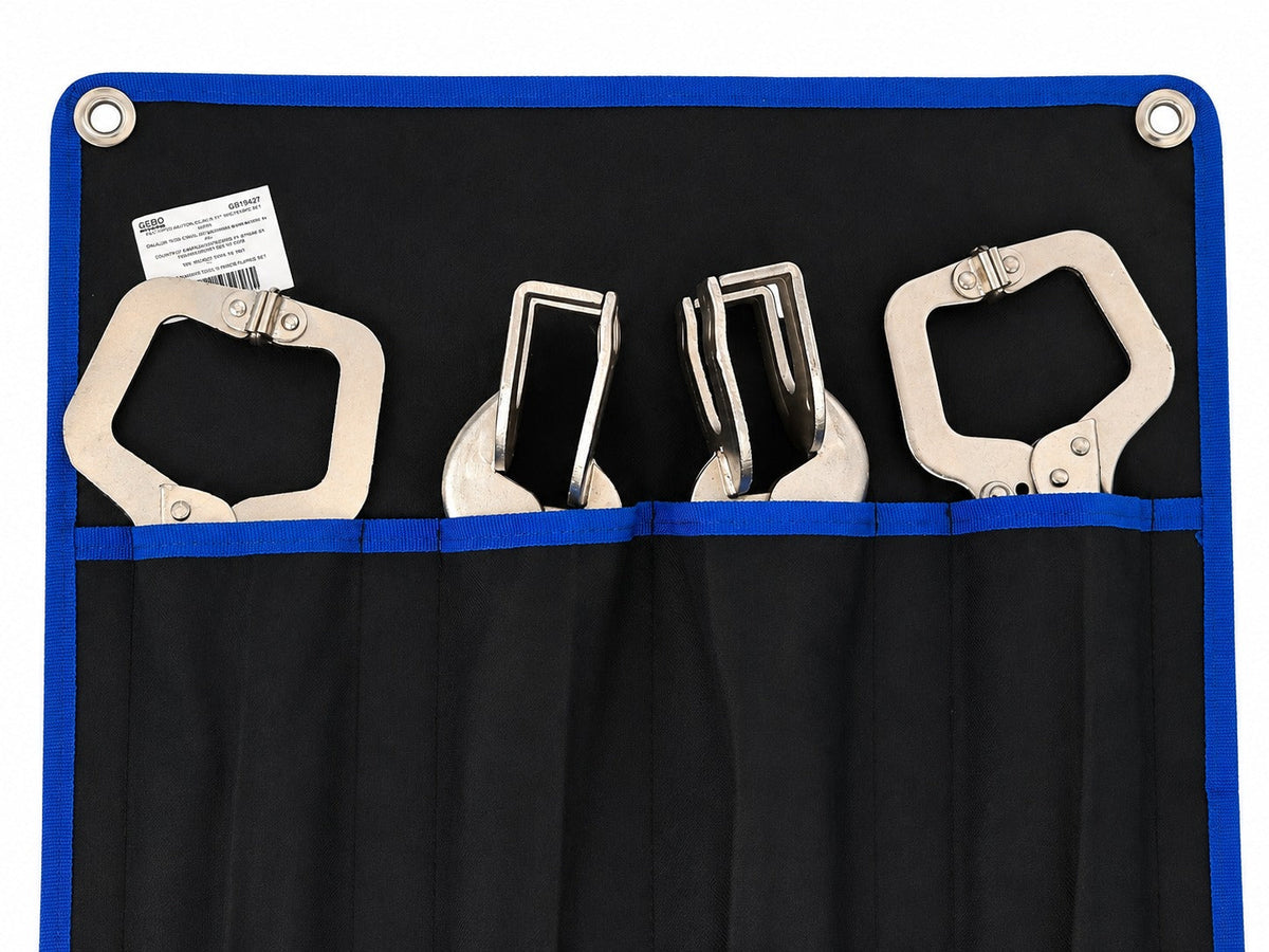Pinza autobloccante a morsetto grip a scatto, per saldatura ganasce 16 pezzi Gebo Tools