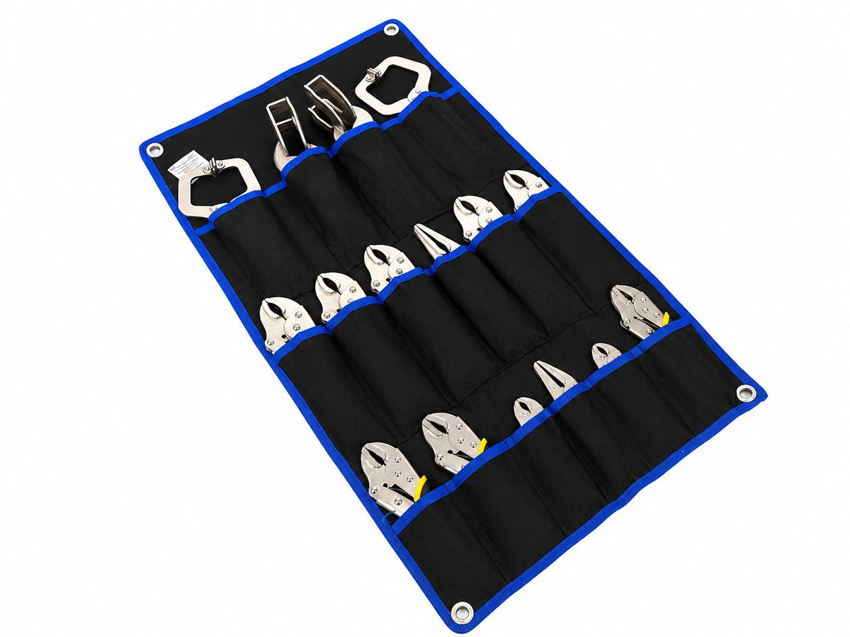 Pinza autobloccante a morsetto grip a scatto, per saldatura ganasce 16 pezzi Gebo Tools