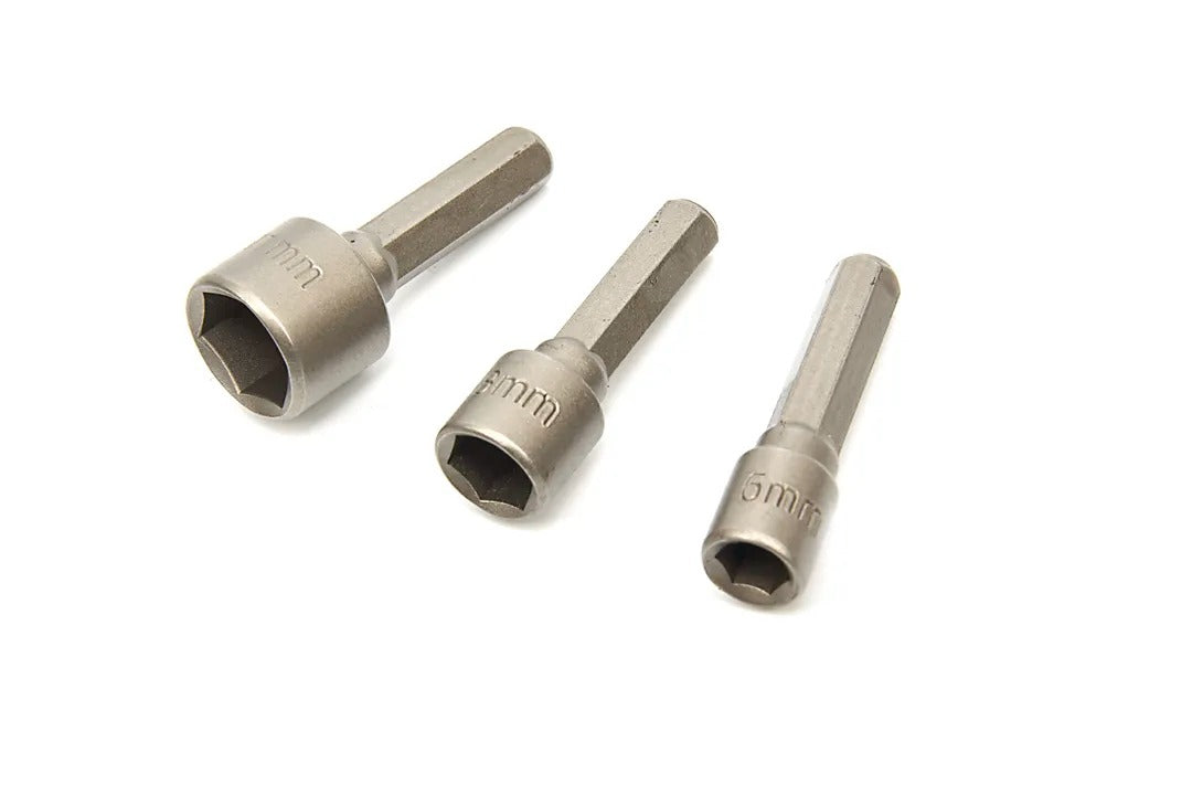 Set-kit da 100 pezzi: cacciaviti, inserti, chiavi a bussola, supporto a rack, acciaio Cr-V, impugnatura Soft Grip Hbm Olanda