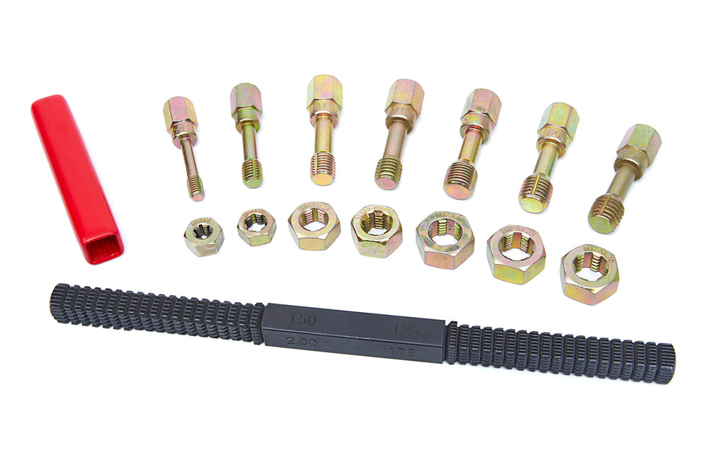 Set-kit 15 pezzi per filettatura metrica,i riparazione per la rifilatura, Hbm