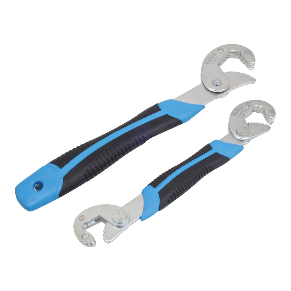 Set-kit 2 chiavi universali autoregolabili per riparazione auto e manutenzione domestica, multifunzionali, per dadi, impugnatura antiscivolo, 9-32 mm Satra