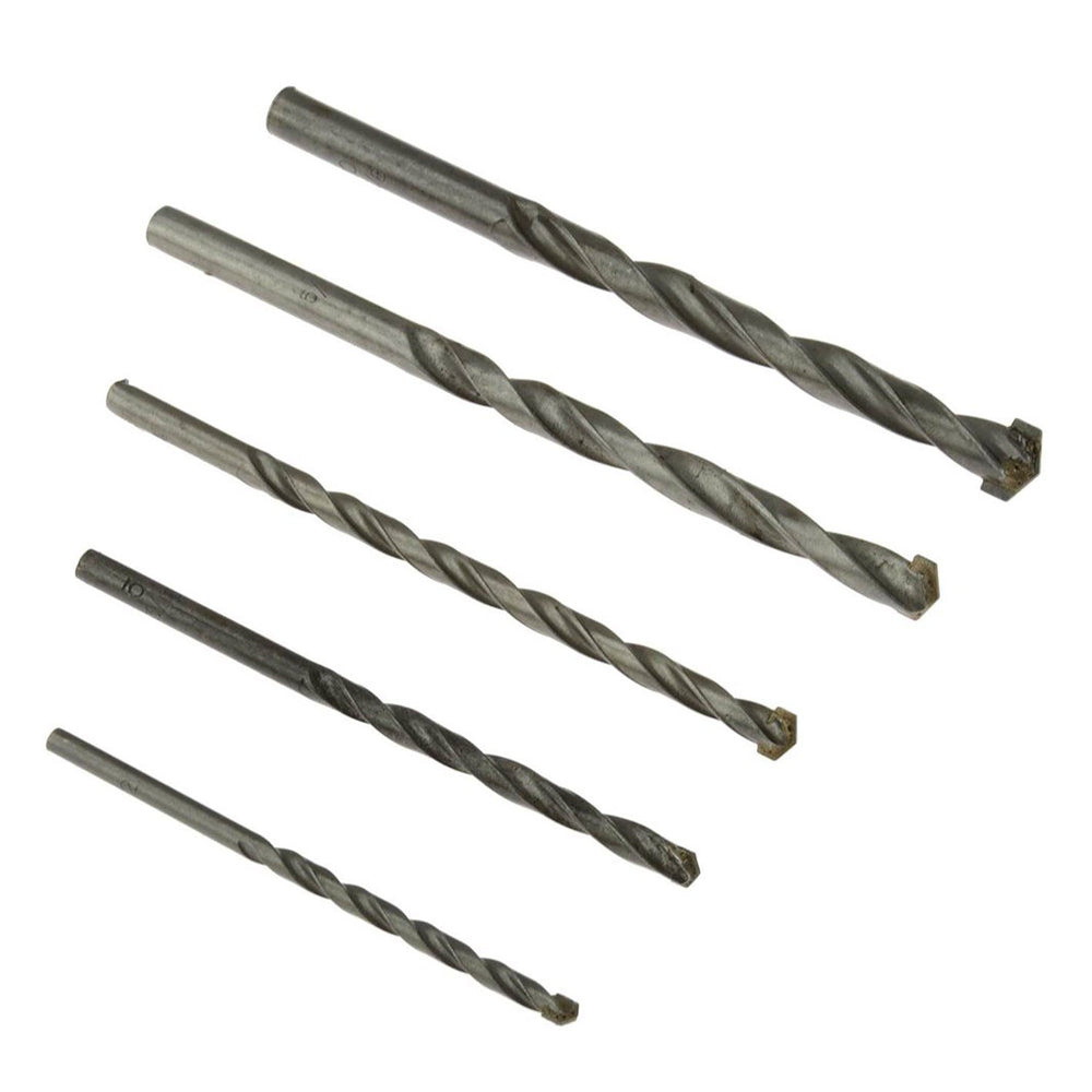 Set di 5 punte da trapano per cemento, pietra, strumenti per forare calcestruzzo, 4-10 mm Geko