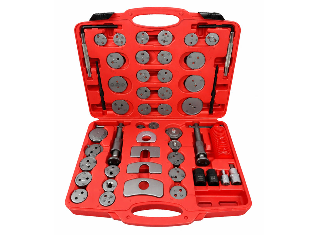 Set-kit pressa per pistoncini delle pinze freno, strumento universale per la retrazione del pistone ,arretratore freni a disco 50 pezzi Gebo Tools