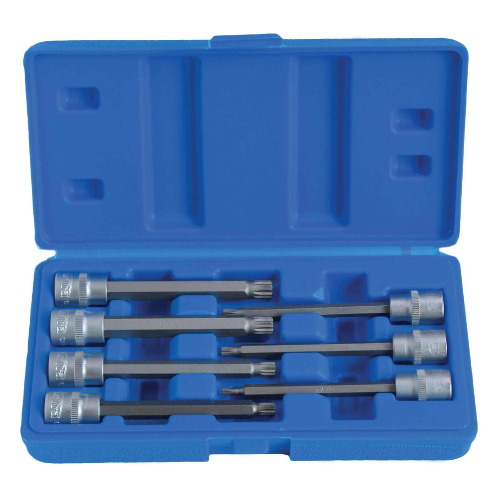 Set di bussole a brugola ad impulsi  XZN 3/8'' M4 - M10 , kit chiavi inbus a impatto, per avvitatore a percussione 7 pezzi
