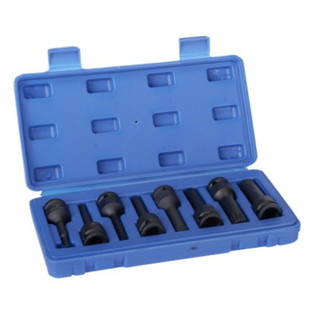 Set-kit bussole M-SPLINE XZN a impatto da 1/2", 8 pezzi