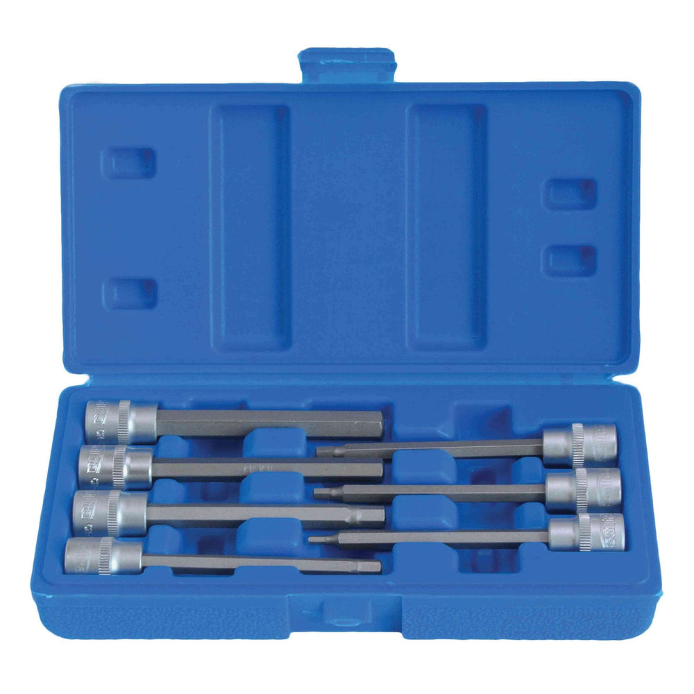 Set di chiavi esagonali lunghe da 7 pezzi, 3/8", Hex Bit Socket H3 H4 H5 H6 H7 H8 H10, dadi in CR-V