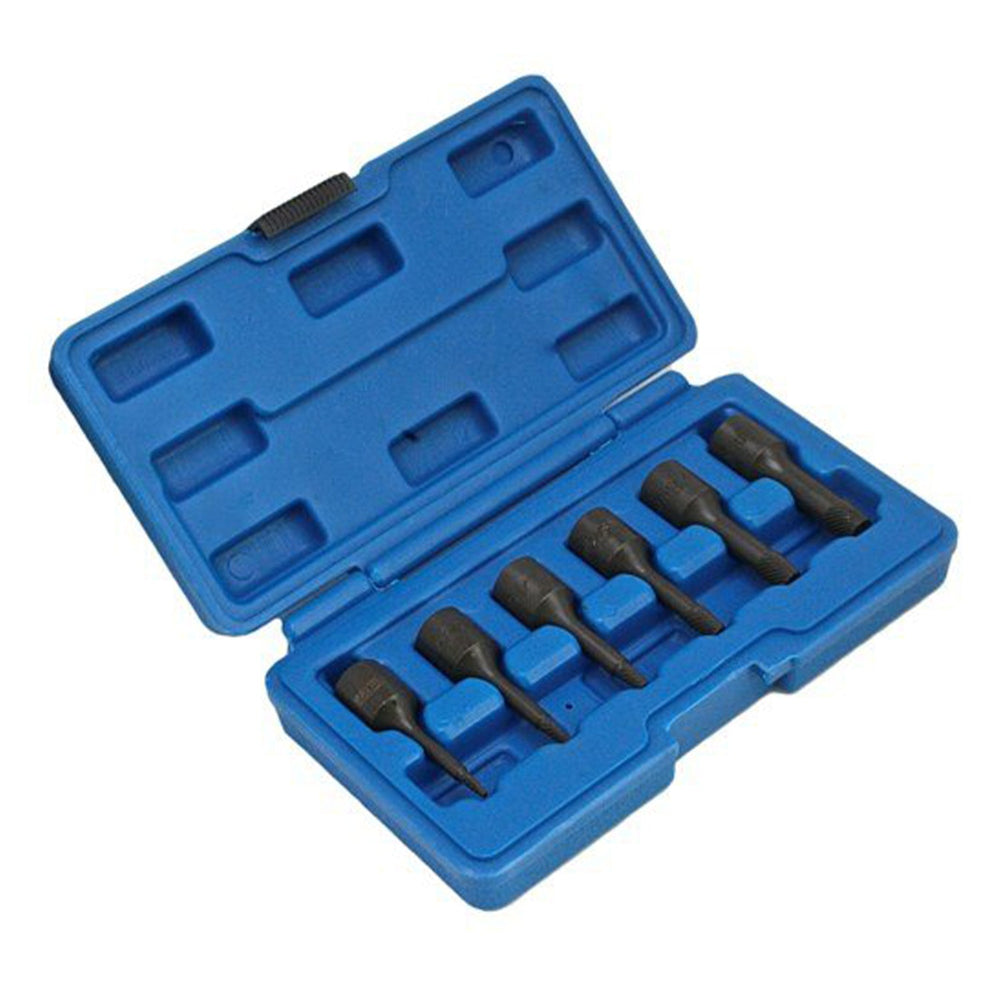 Set-kit estrattori 3/8'' per viti svitate, rotte e danneggiate ,rimozione con punte per trapano,2-10 mm