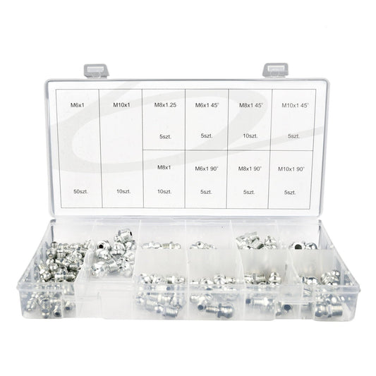 Set-kit 110 testine per ingrassatori manutenzione meccanica, Geko