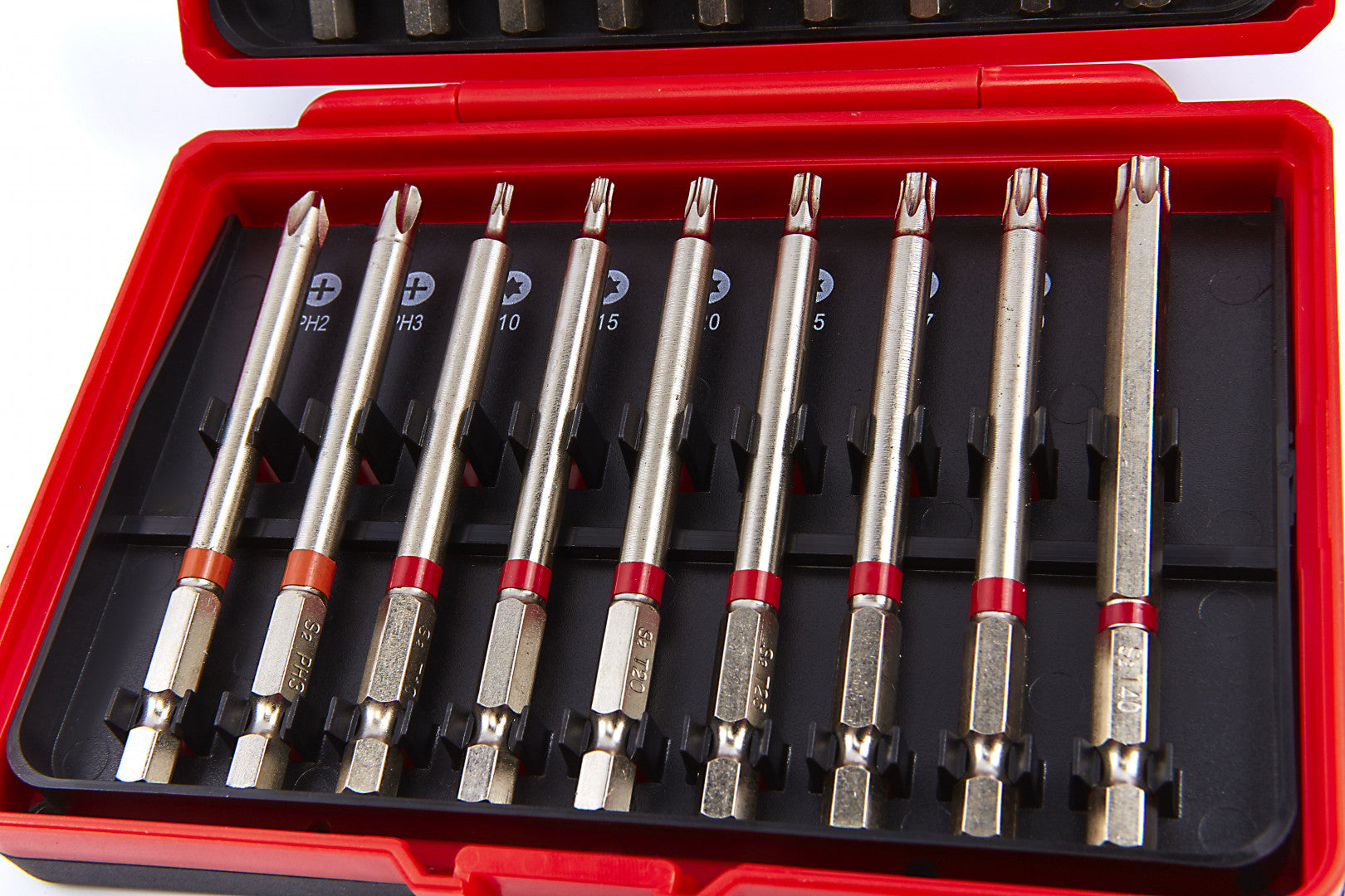 Set-kit inserti extra lunghi per cacciavite, attacco esagonale, punte per avvitatore professionali, 18 pezzi, Hbm Olanda