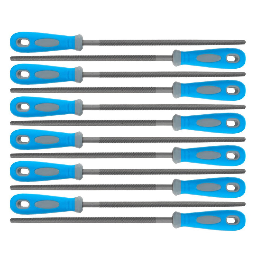 Set-kit lime circolari per uso universale e officina ,250 mm 12 pezzi Geko