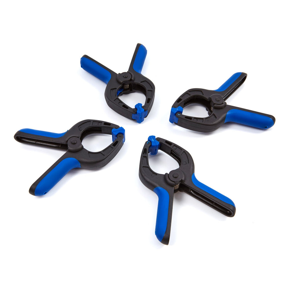 Set-kit morsetti a molla per fissaggio 80 mm, 4 pezzi