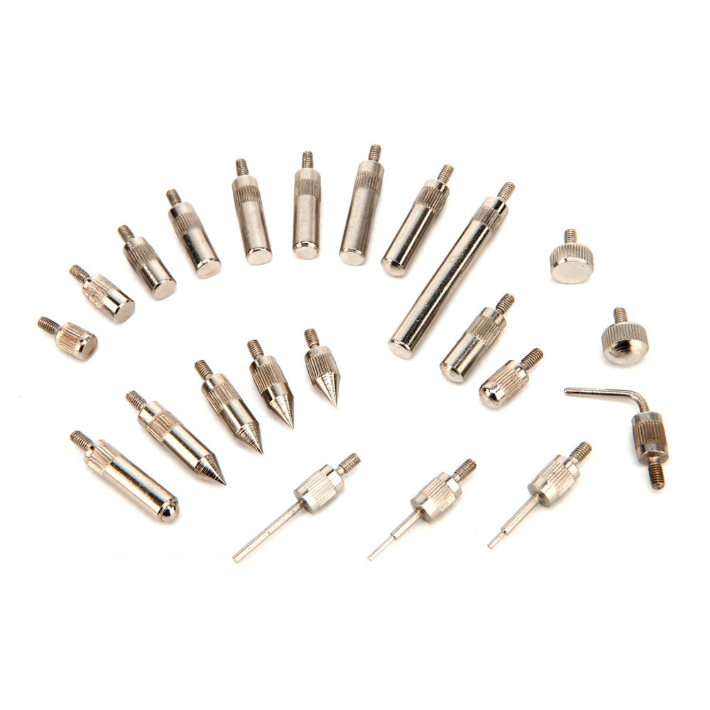 Set-kit prolunghe  e adattatori per comparatori, 22 pezzi Hbm
