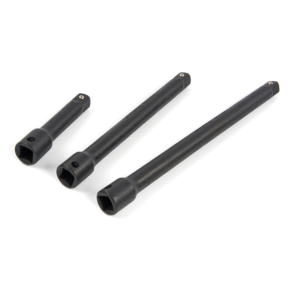 Set di prolunghe per bussole a impatto e cricchetti, estensioni robuste,raccordi per auto e industriali, 3/8'' 3 pezzi