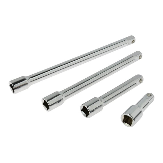 Set di prolunghe per chiavi a bussola e cricchetti, estensioni, raccordi per auto e industriali, attacco 1/2" 4 pezzi Geko