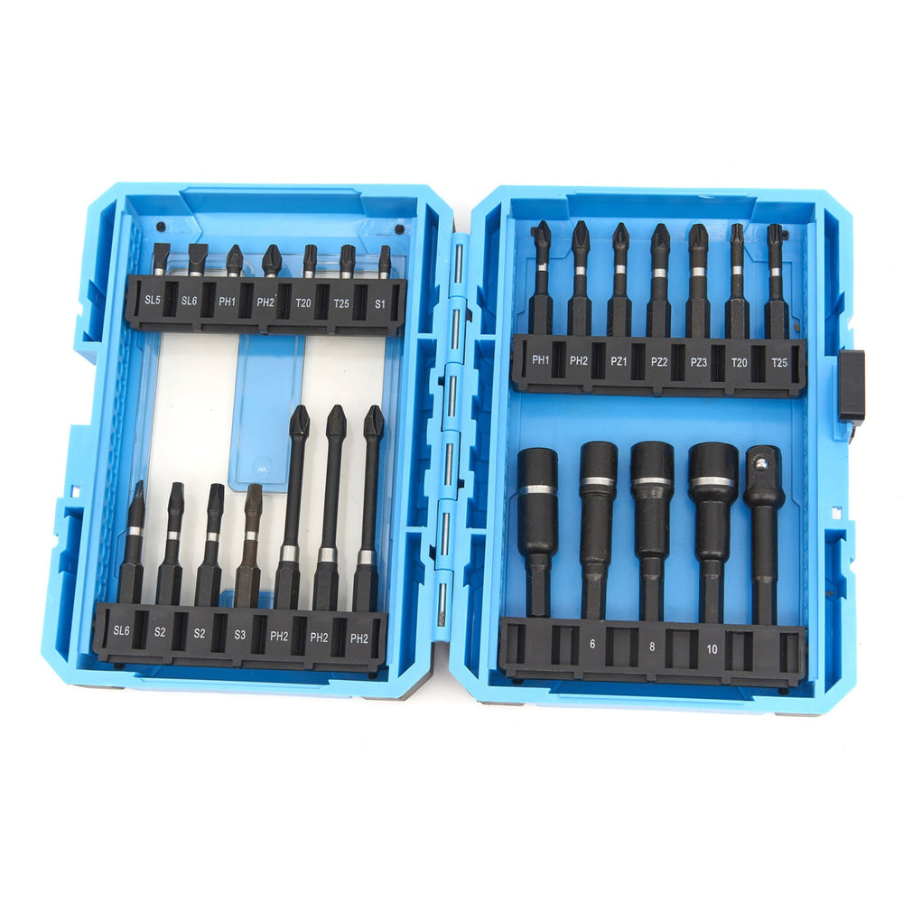 Set-kit inserti per trapano e cacciavite, 26 pezzi Hbm