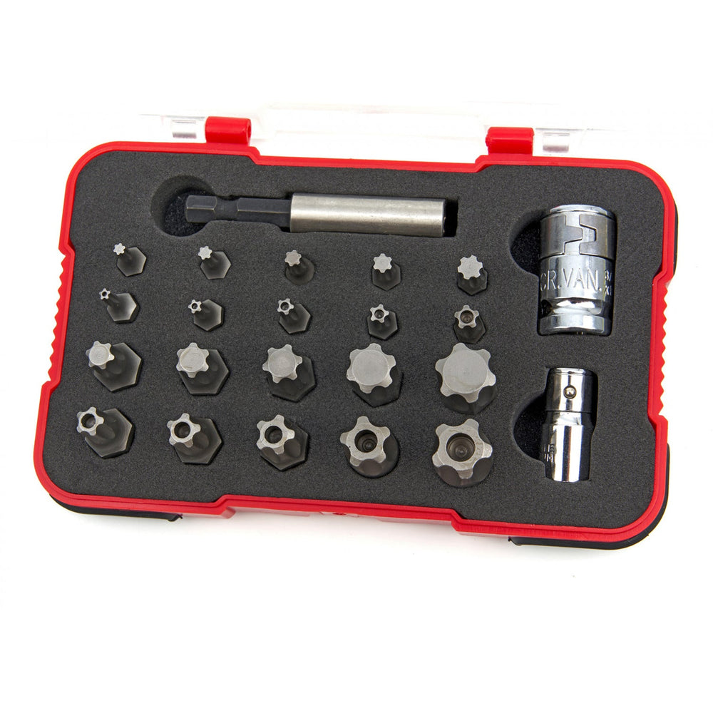 Set-kit punte Torx Plus, 23 pezzi Hbm Machines Olanda