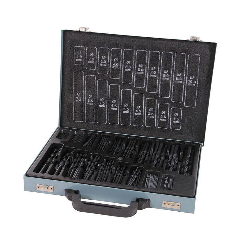 Set di punte trapano HSS, 170 pezzi