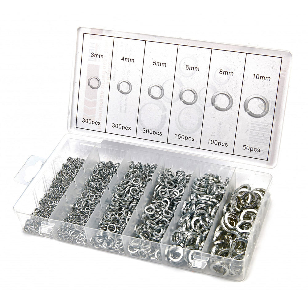 Set-kit rondelle di bloccaggio, serraggio, anelli di sicurezza con fermo rapido, Grower 1200 pezzi
