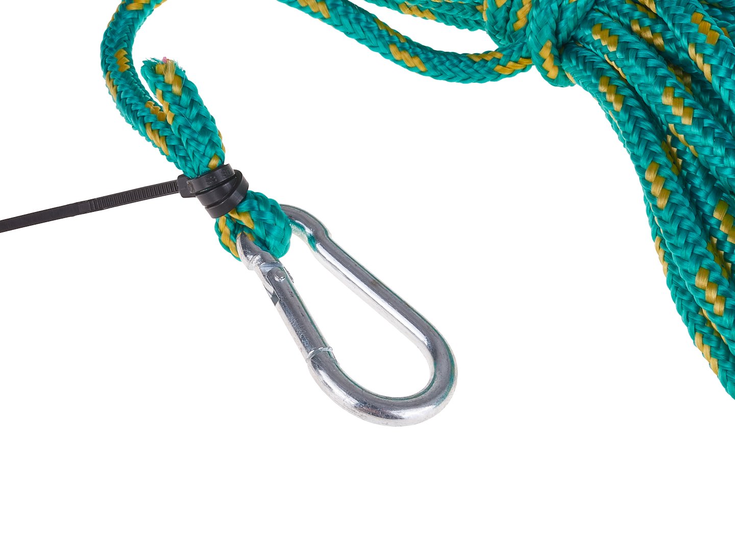 Set-kit  spazzacamino per la pulizia della canna fumaria da 150 mm con spazzola metallica, peso 1,3 kg e corda da 10 m
