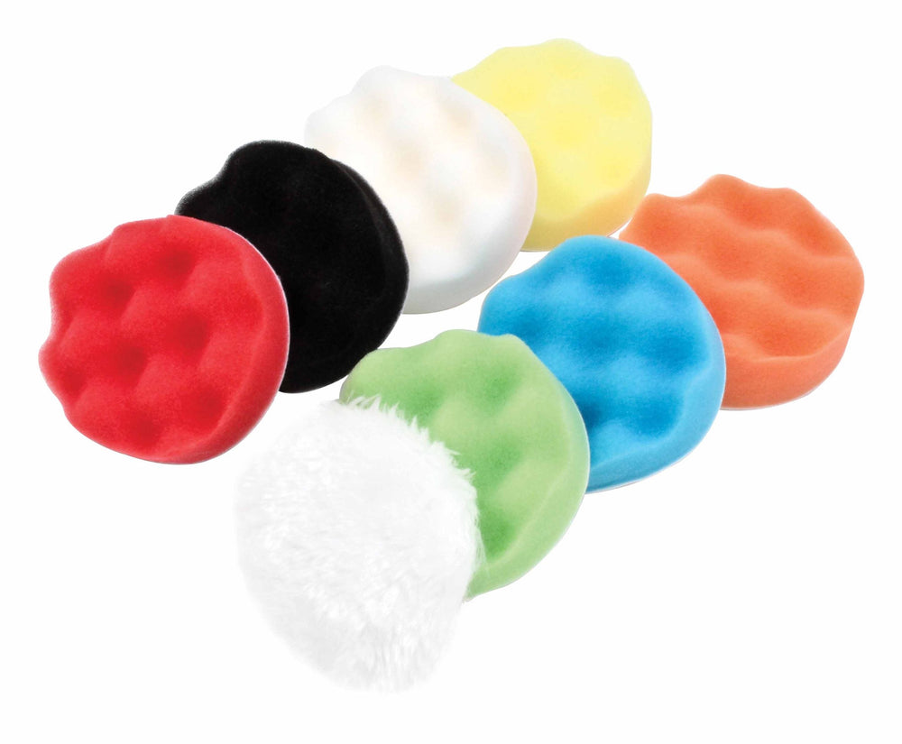Set-kit di spugne per lucidatura in microfibra, pad per cere, 80 mm 8 pezzi