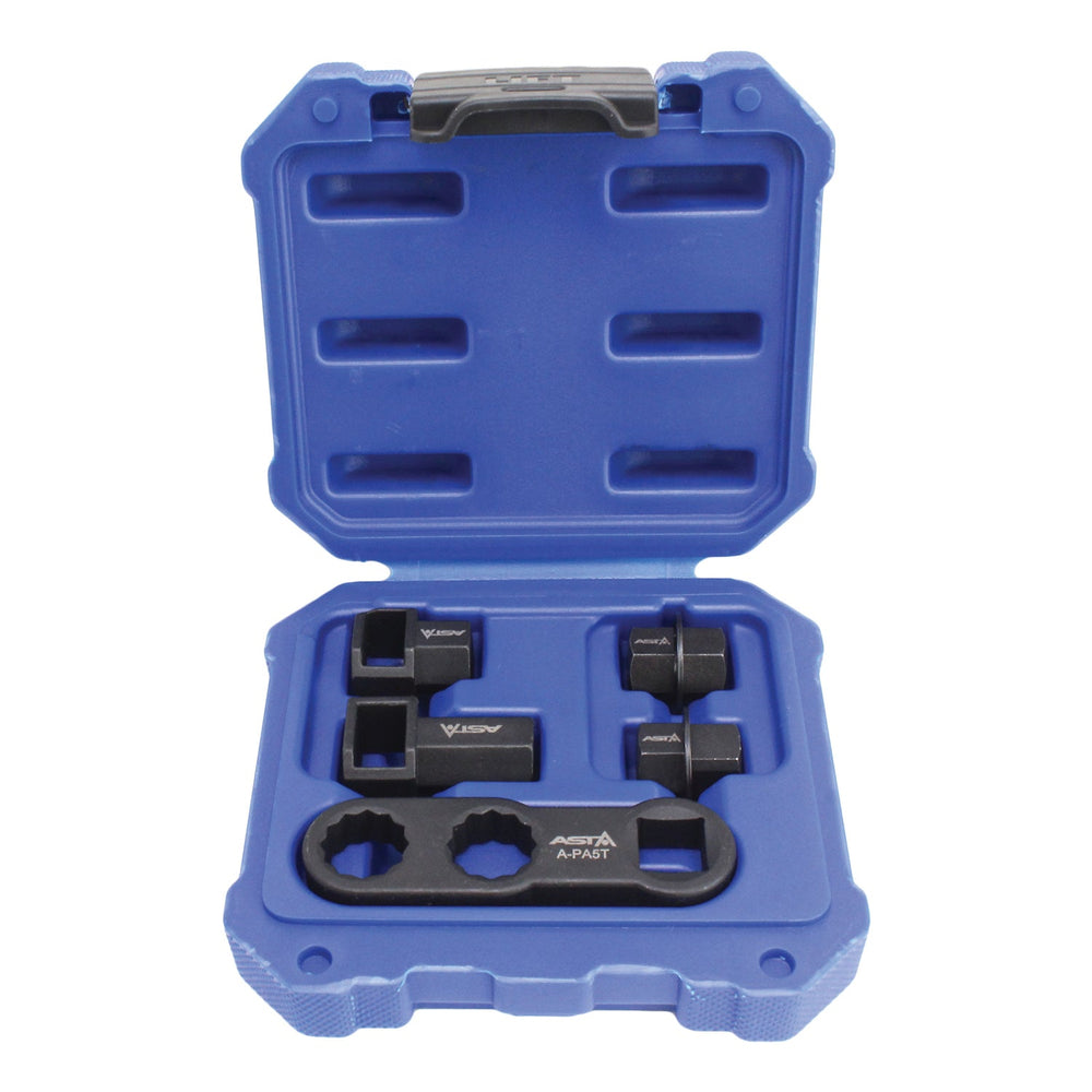 Set-kit attrezzi per il tensionamento delle cinghie ausiliarie per Citroën, Ford, Mazda, Mini, Peugeot, Toyota, Volvo