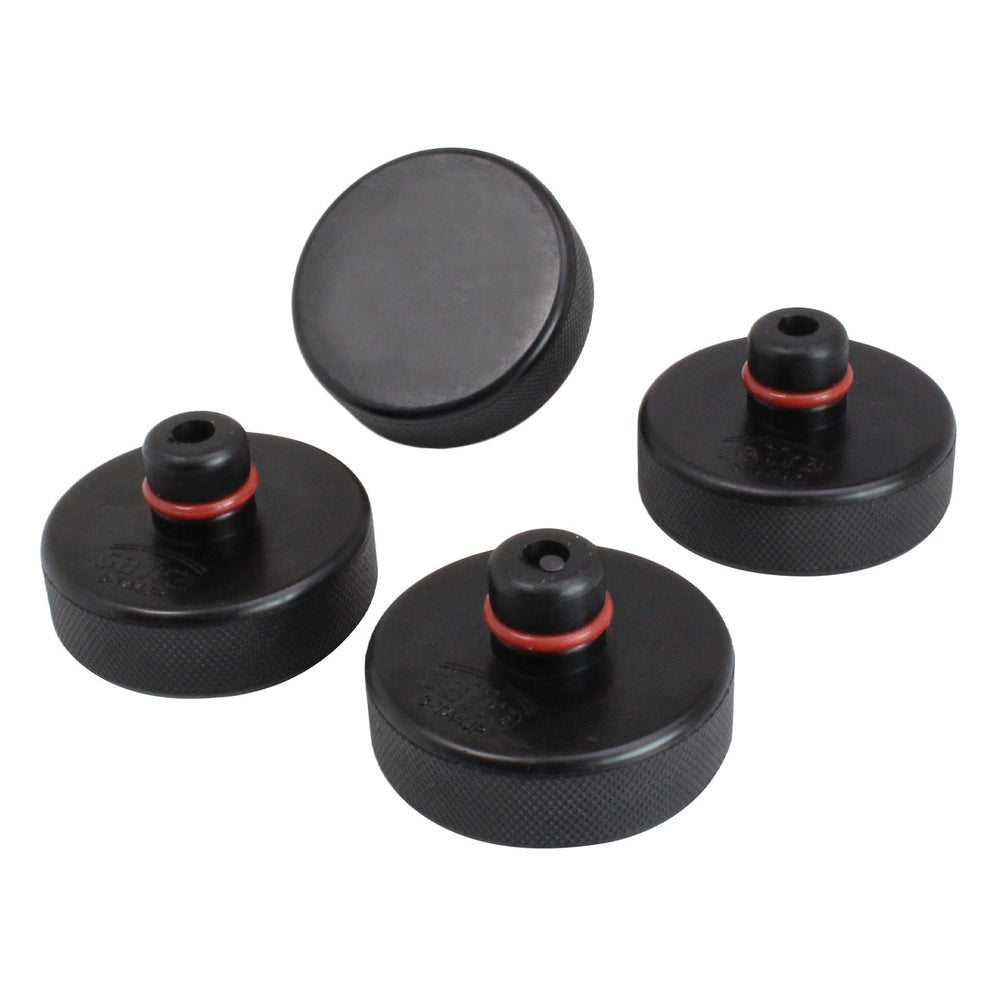 Set-kit tampone in gomma per cric compatibili con Tesla model 3 / S/X/Y, 4 sollevamento con scatola di immagazzinaggio, accessori per veicoli, 78 mm
